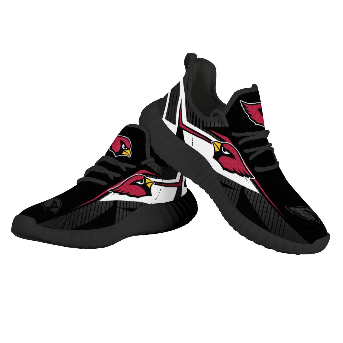 Men's Arizona Cardinals Mesh Knit Sneakers/Shoes 002